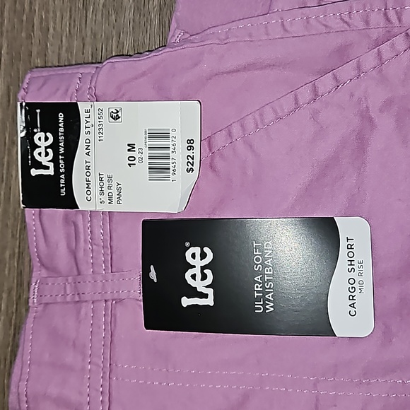 Purple cargo shorts - Picture 3 of 3